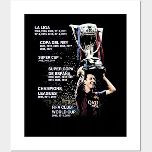 Lionel Messi Stats Posters and Art